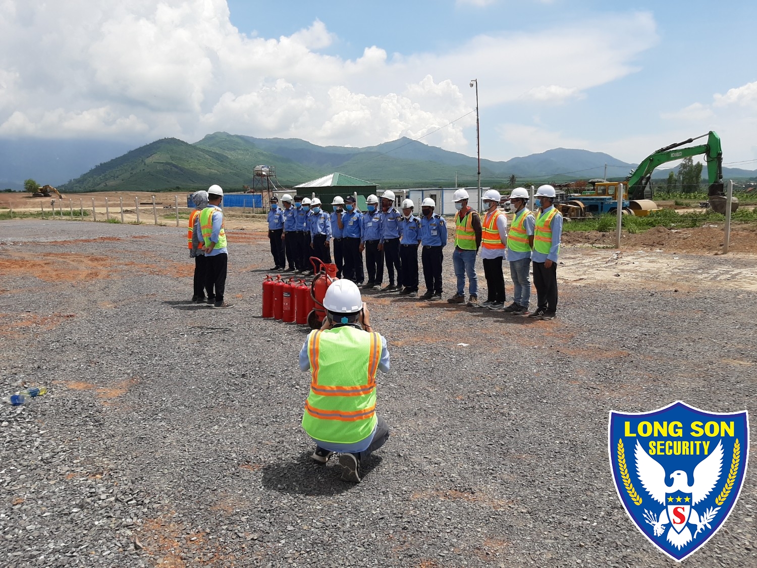 Tập huấn PCCC dự án nhà máy điện năng lượng mặt trời