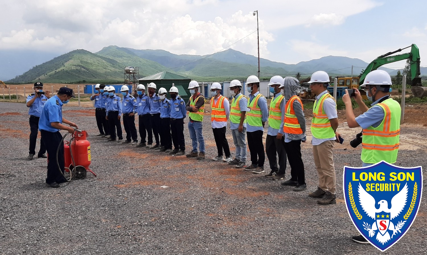 Tập huấn PCCC dự án nhà máy điện năng lượng mặt trời